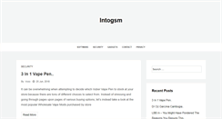 Desktop Screenshot of intogsm.com